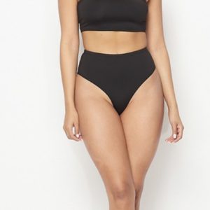 High Waist Panty Set Black