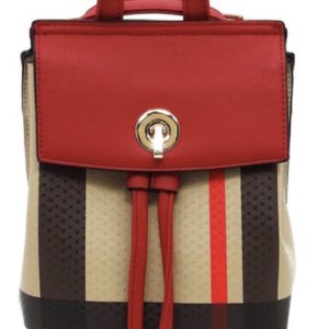 Red And Brown In My Bag Backpack