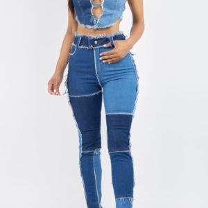 Put Your Heart On My Denim Set