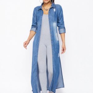 Light Weight Denim Shirt Dress