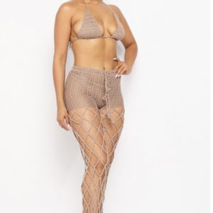 Bodied By Me Netted Crop Top & Pants