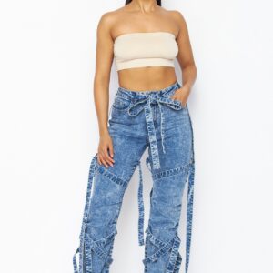 Strapped & About Denim Jeans